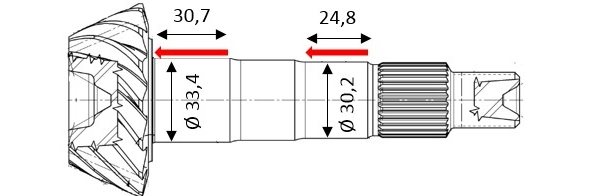 Pinion component