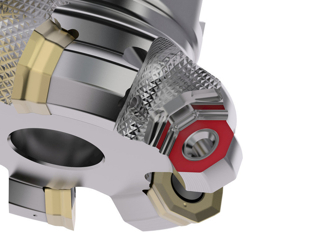 Octomill easy insert clamping